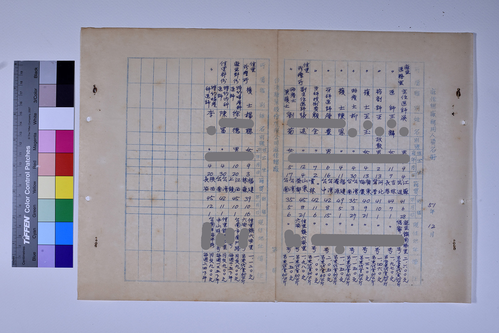 3419-10-麻佳總廠聘用人員名冊5112_ 內頁1