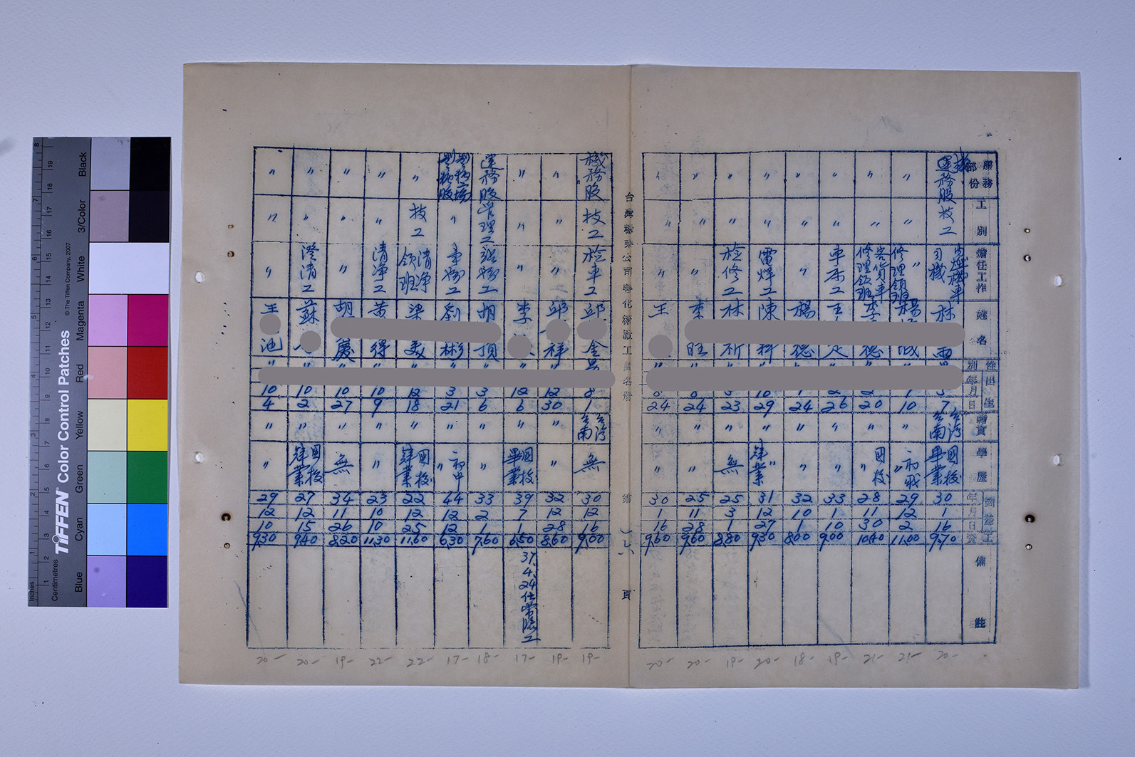 3419-13-善化糖廠工員名冊511230_ 內頁12