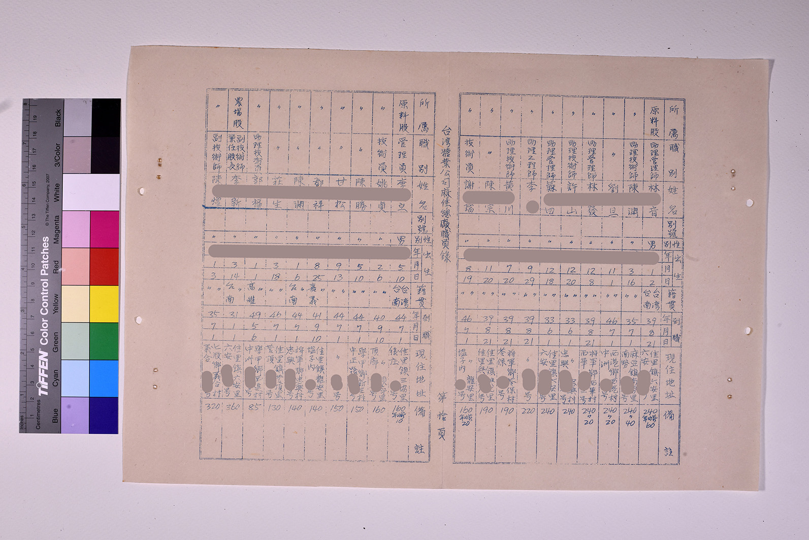 3419-9-麻佳總廠職員錄511231_ 內頁1