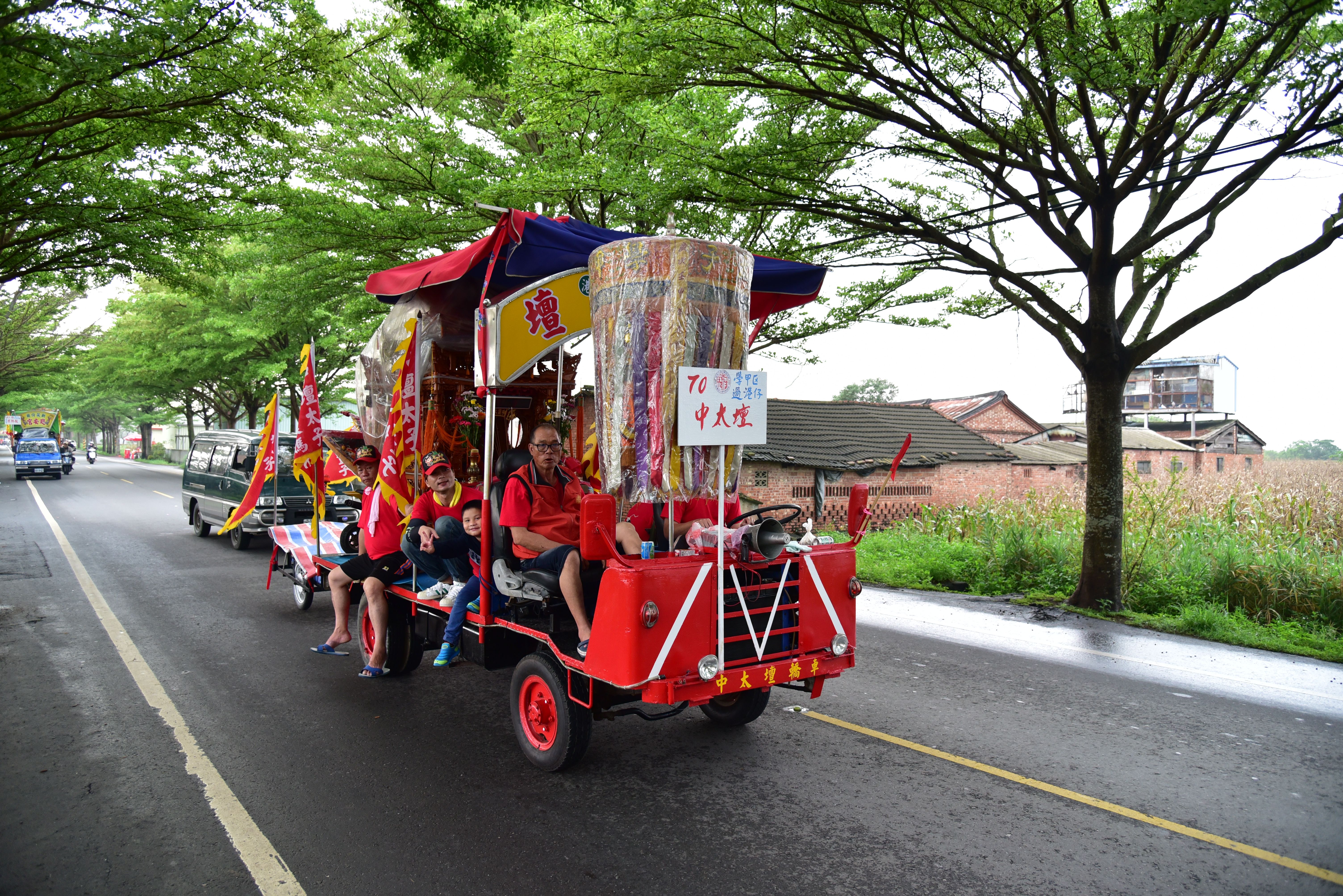 學甲上白礁暨刈香—神轎車6
