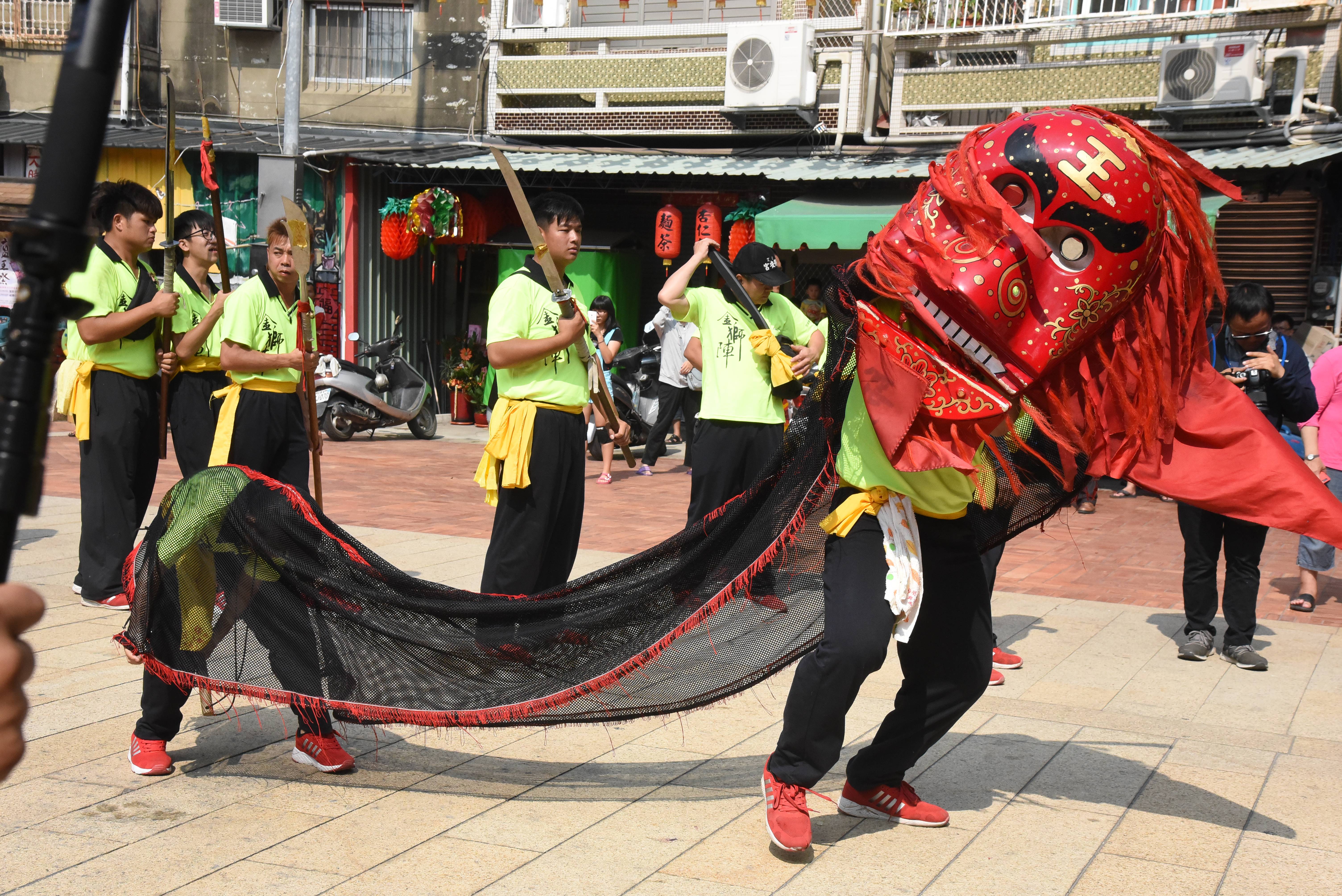 安定長興宮瘟王祭—安定保安宮金獅陣3