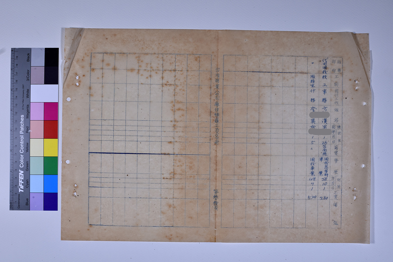 3419-11-麻佳總廠工員名冊5112_ 內頁12