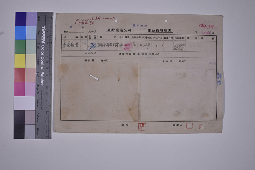 善糖眷屬宿舍_建築物履歷表