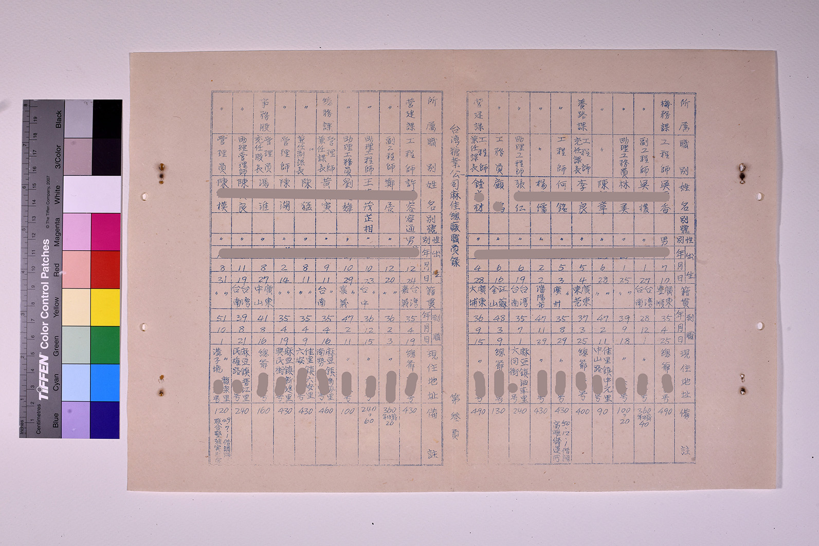 3419-9-麻佳總廠職員錄511231_ 內頁13