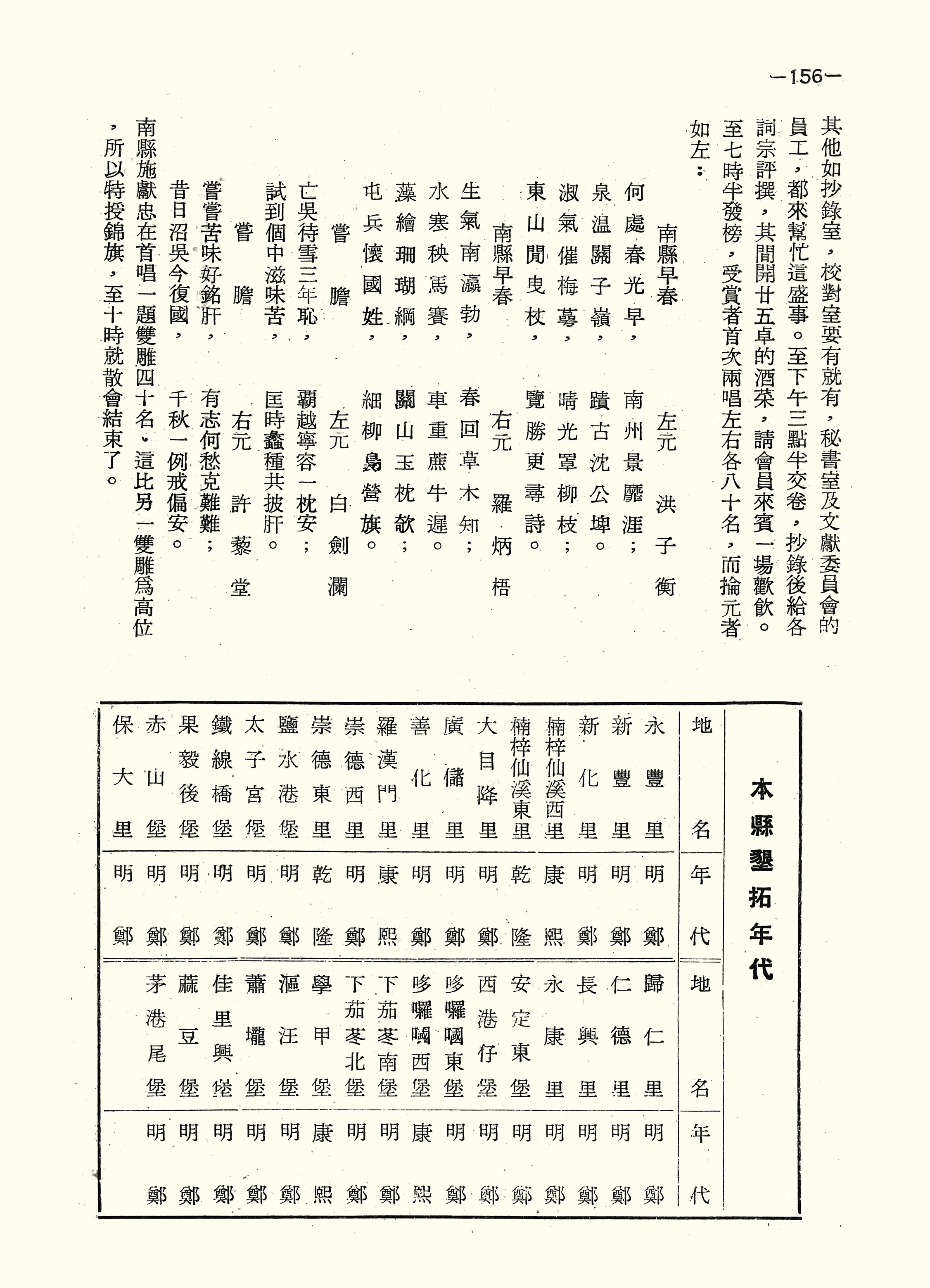 臺南縣墾拓年代