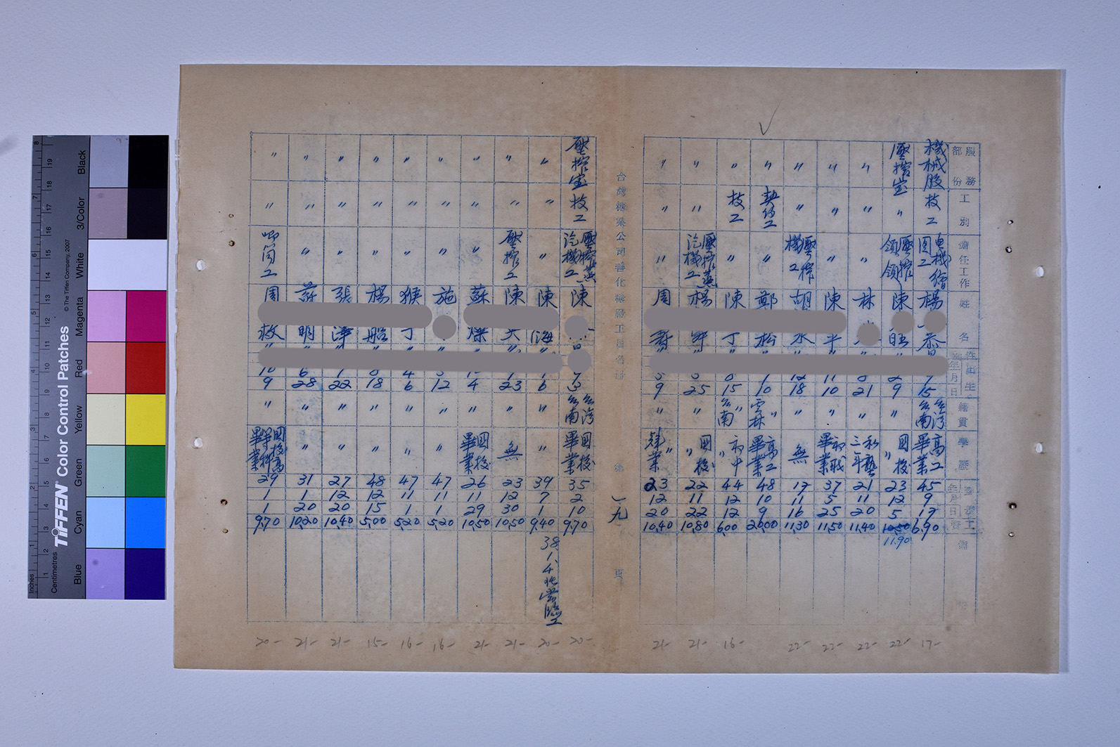 3419-13-善化糖廠工員名冊511230_ 內頁18