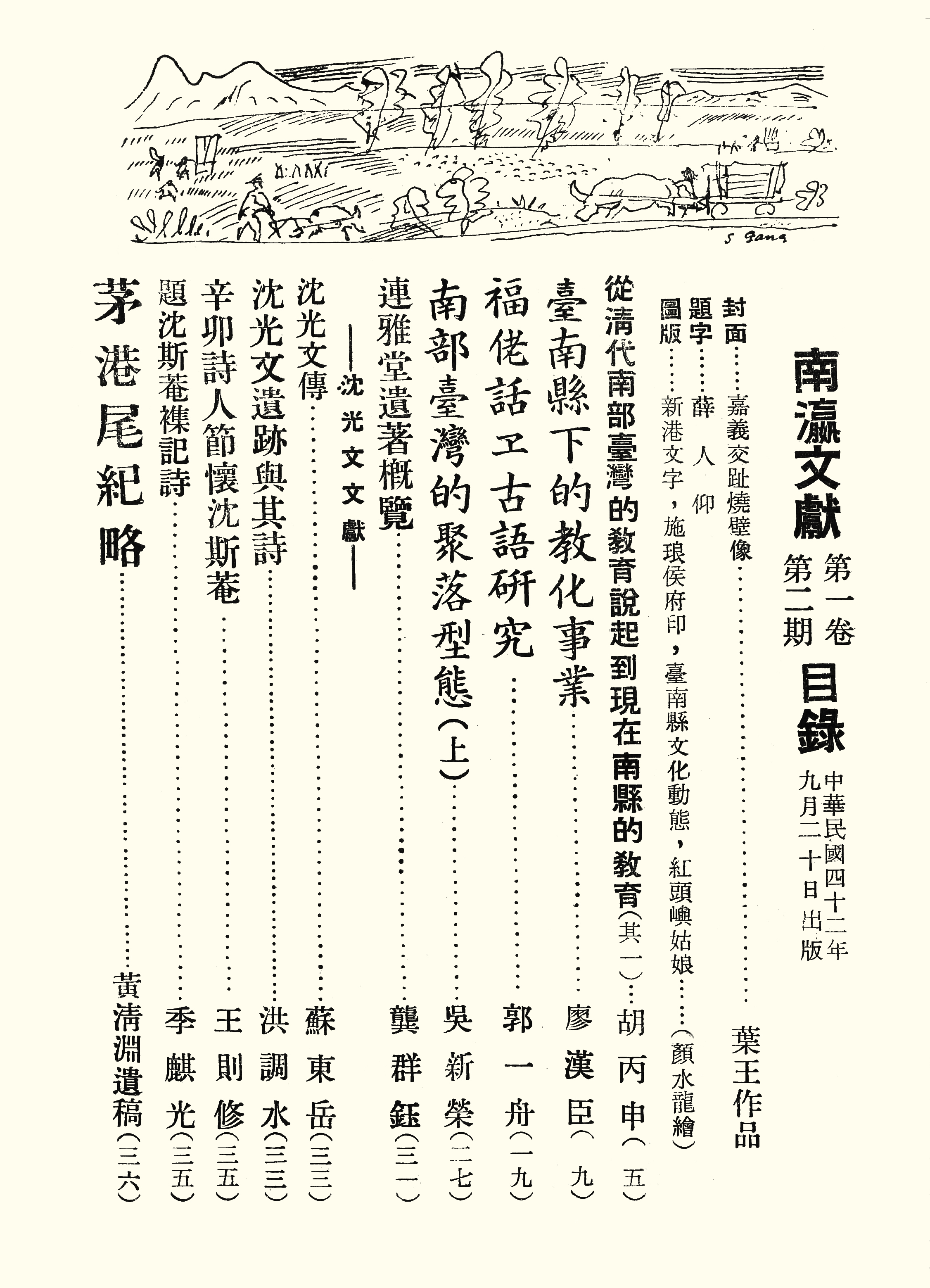 目錄