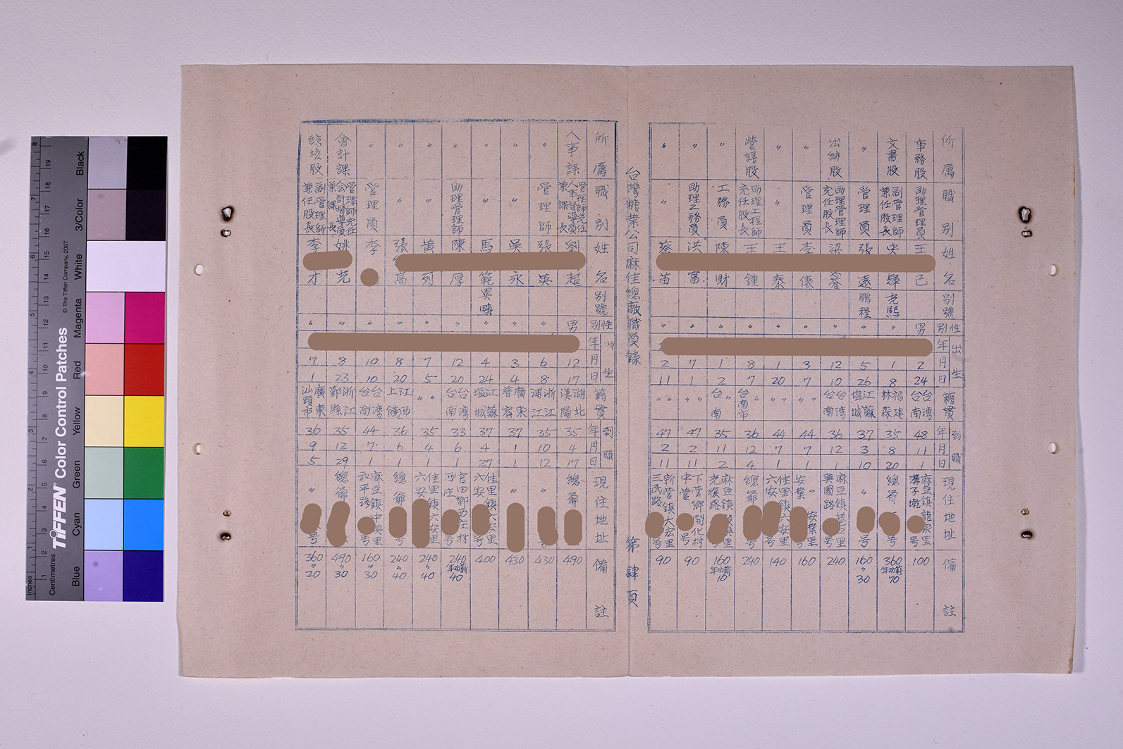 3419-2-麻佳總廠職員錄510630_ 內頁5