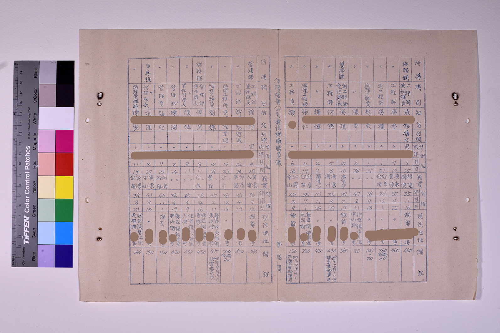 3419-2-麻佳總廠職員錄510630_ 內頁9