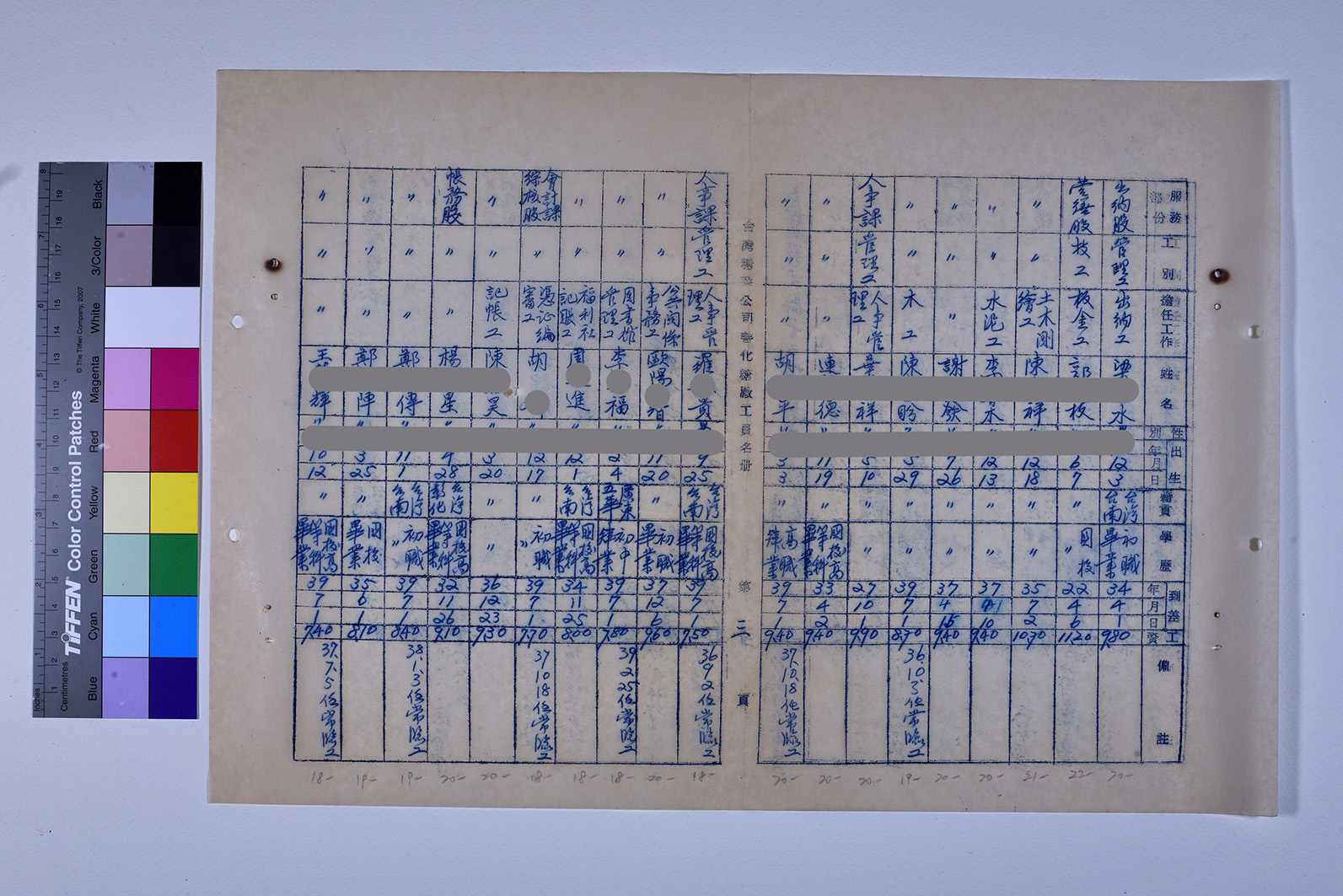 3419-13-善化糖廠工員名冊511230_ 內頁5