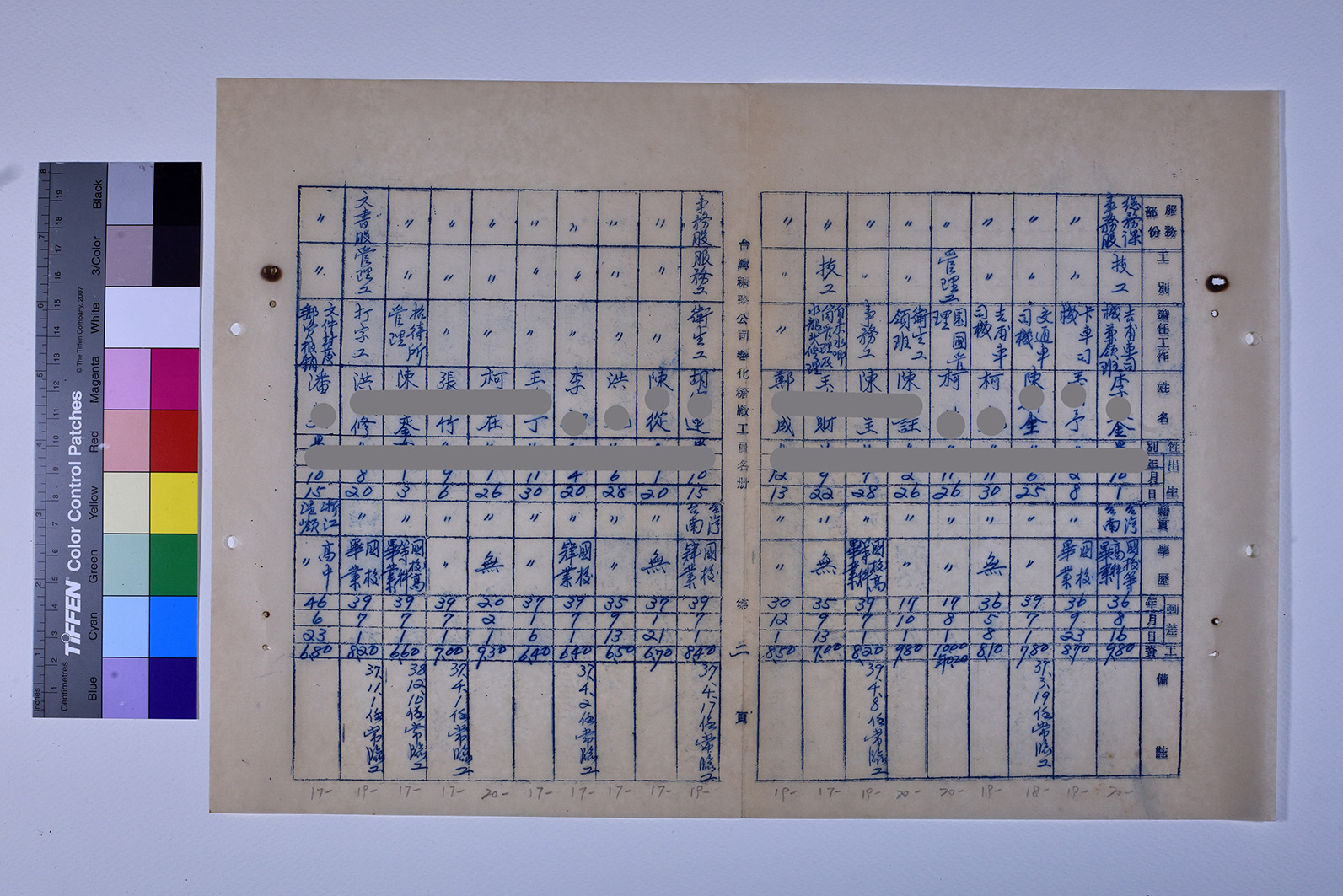 3419-13-善化糖廠工員名冊511230_ 內頁10