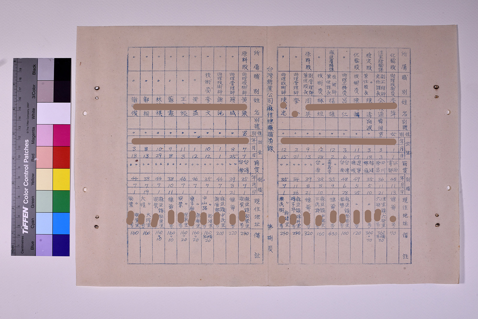 3419-2-麻佳總廠職員錄510630_ 內頁8