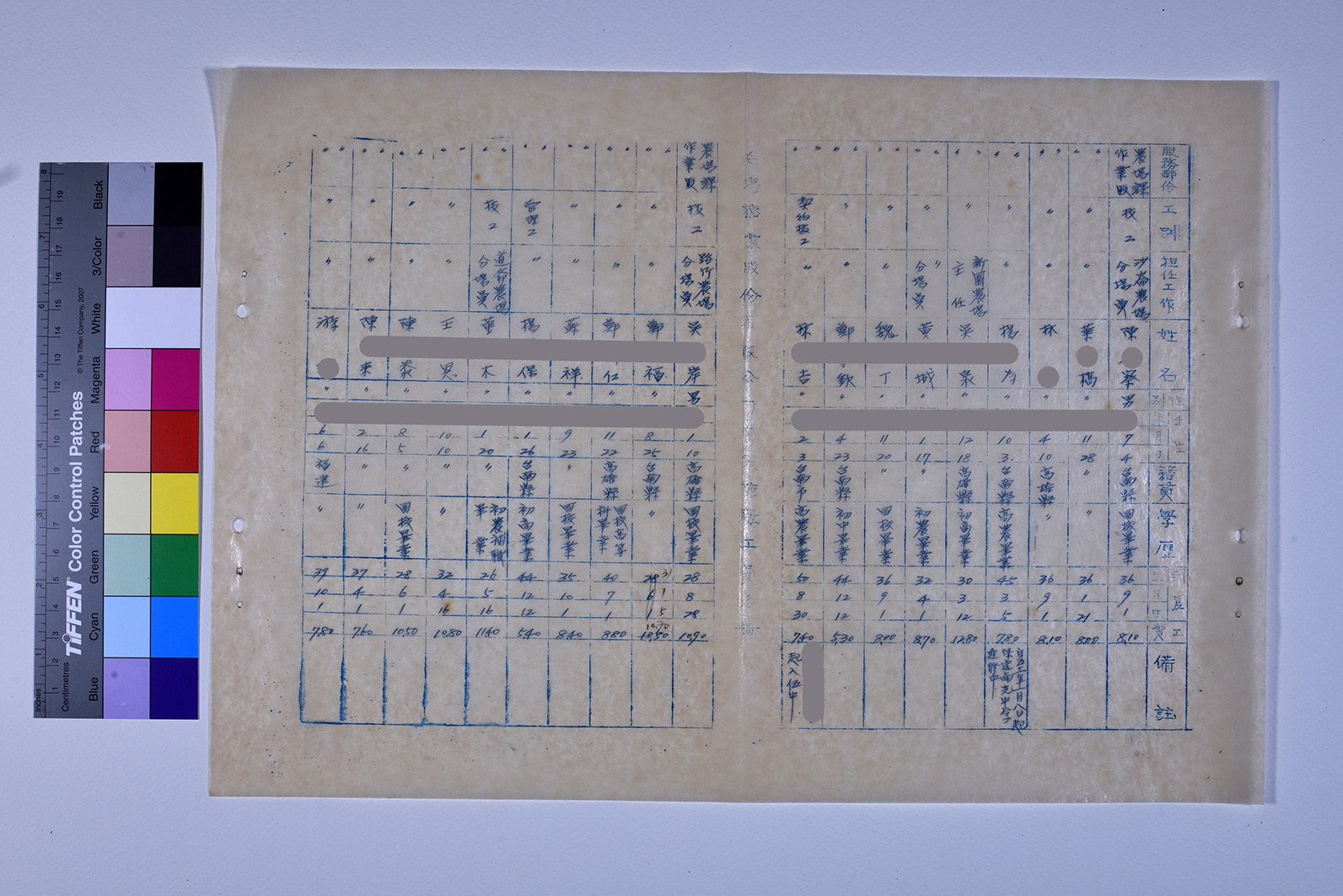 3419-16-車崁糖廠聘用工員名冊5112_ 內頁26