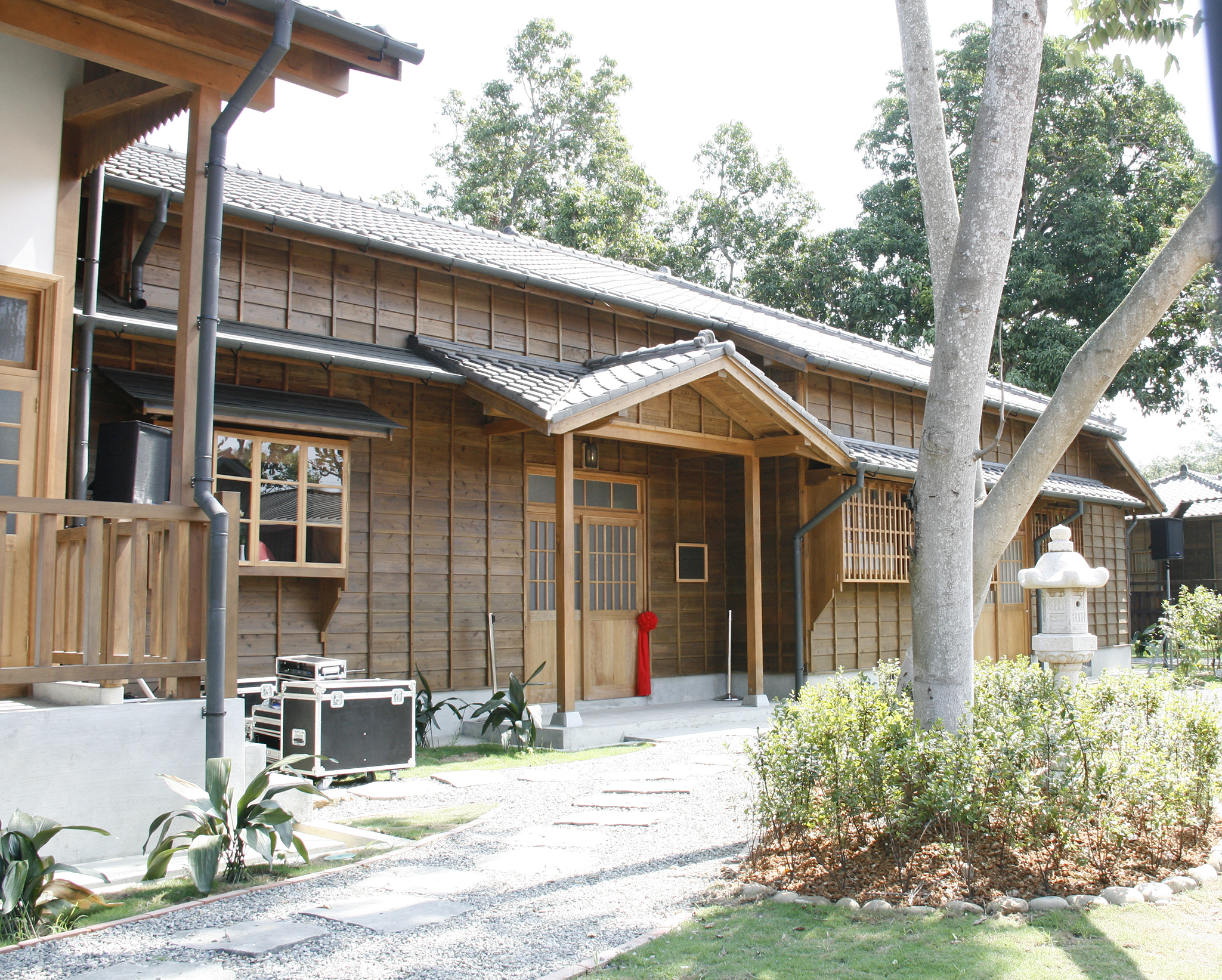 八田與一技師宅及庭院。/詹伯望提供