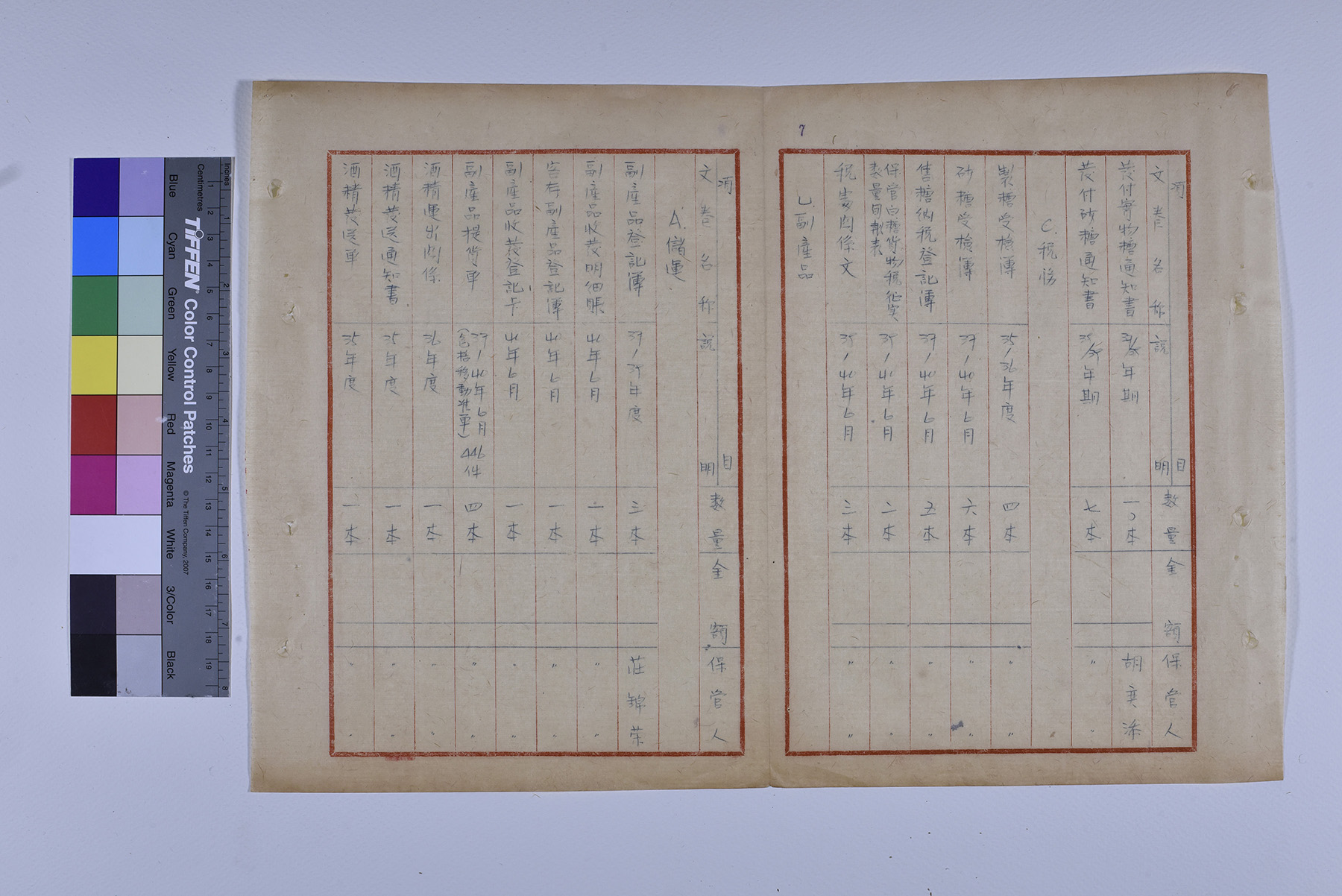 臺糖總爺總廠帳簿憑證及報表移交清冊_頁3