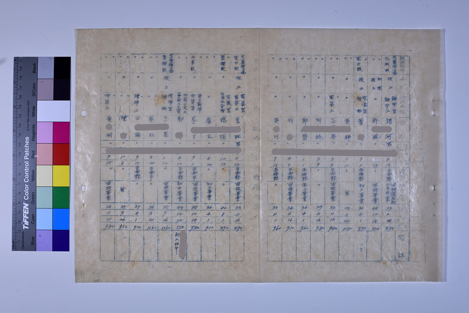 3419-16-車崁糖廠聘用工員名冊5112_ 內頁18