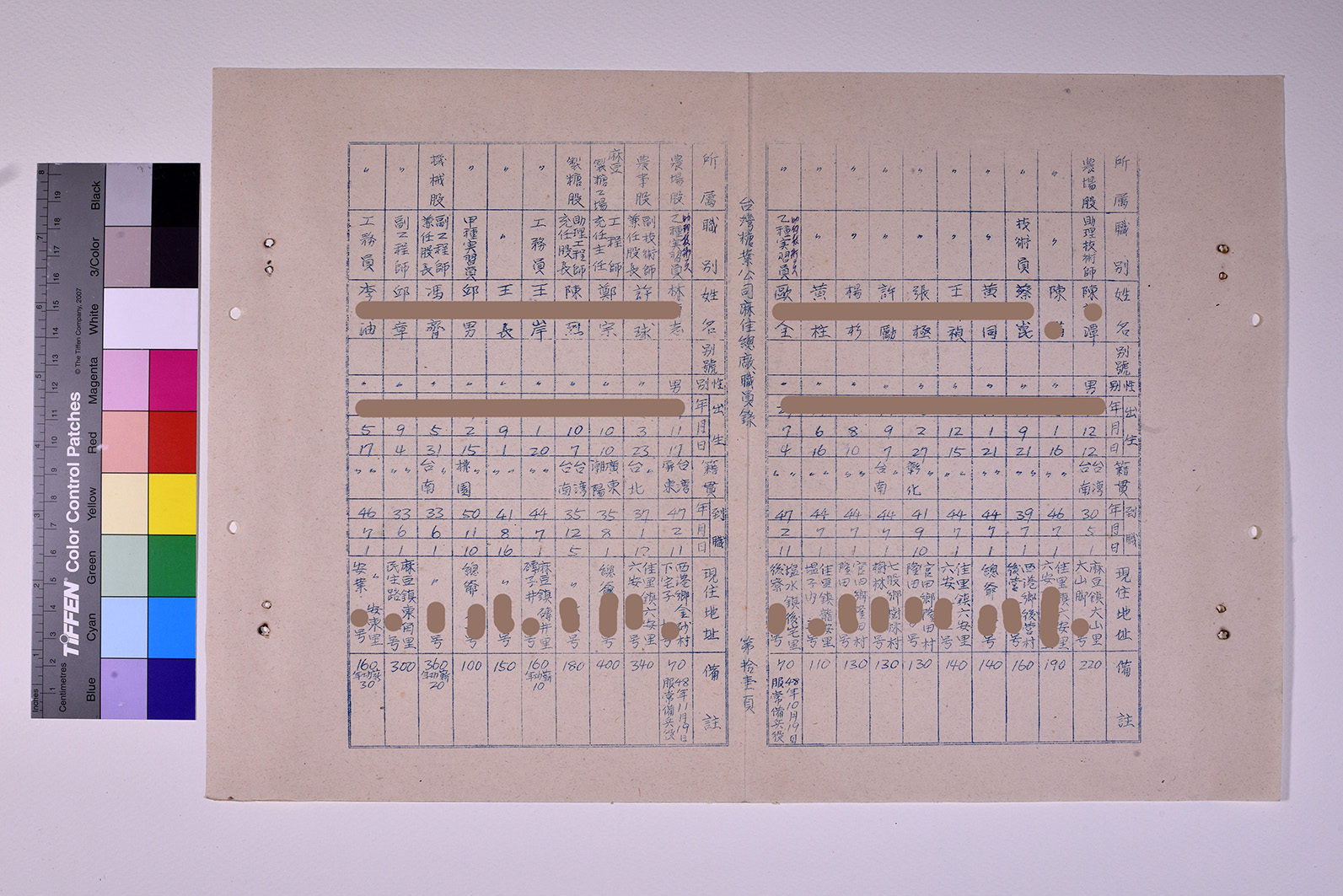 3419-2-麻佳總廠職員錄510630_ 內頁7