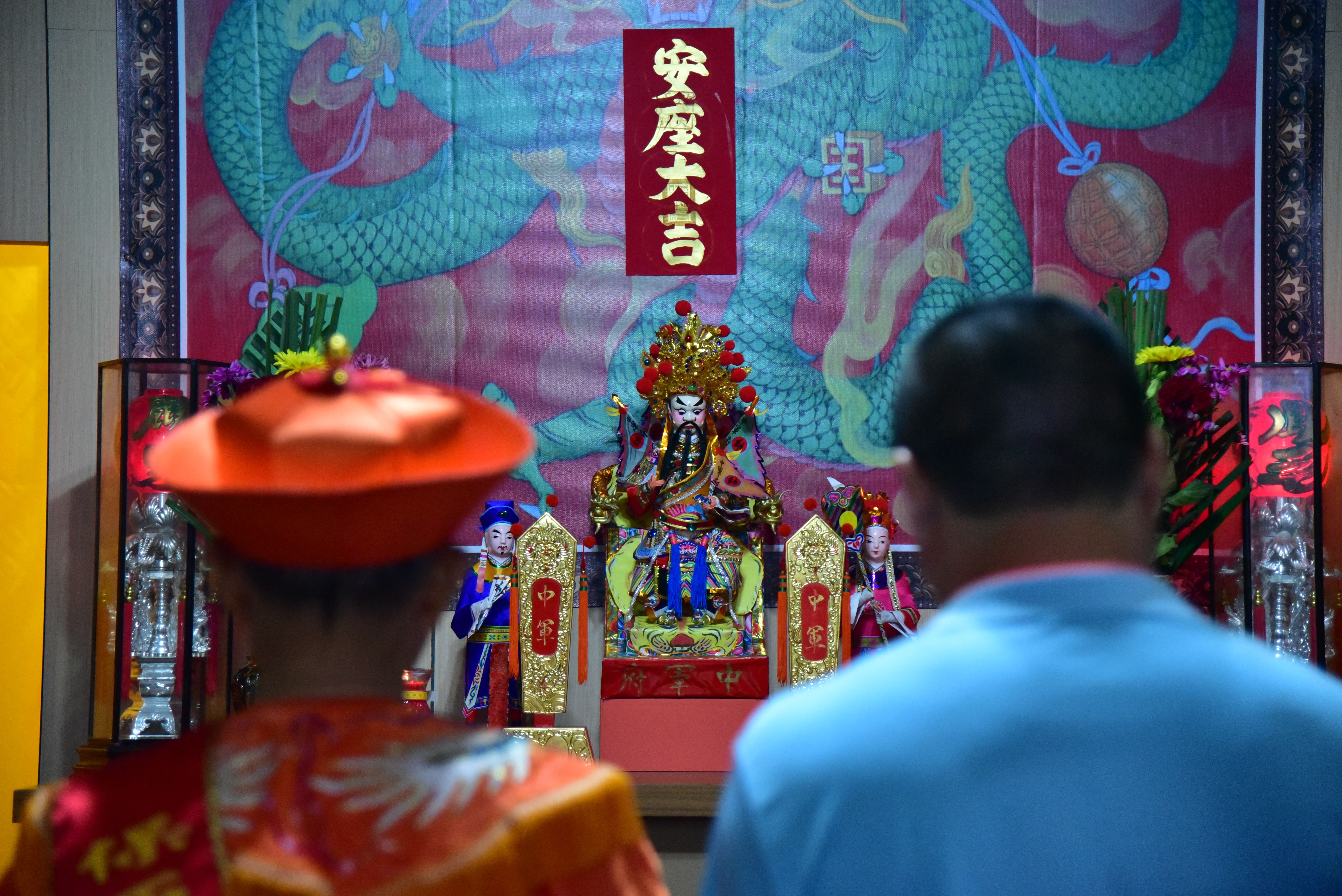 保西代天府王醮暨遶境—中軍爺神像